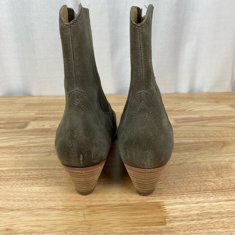 Free People Beige Gray New Frontier Chelsea Western Cowboy Boots Sz.39(US 8.5) - Picture 7 of 14